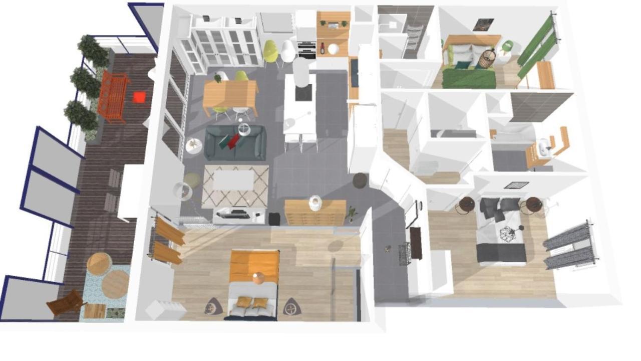 Apartamento Expat Renting - Le Mosaique - Patte D'Oie - Parking Toulouse Exterior foto